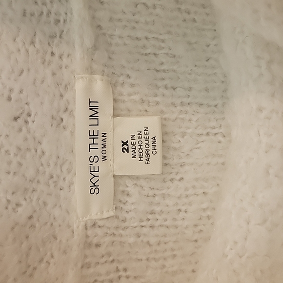 Skye's The Limit Colorblock Cowl Neckline Sweater NWT - Picture 3 of 7